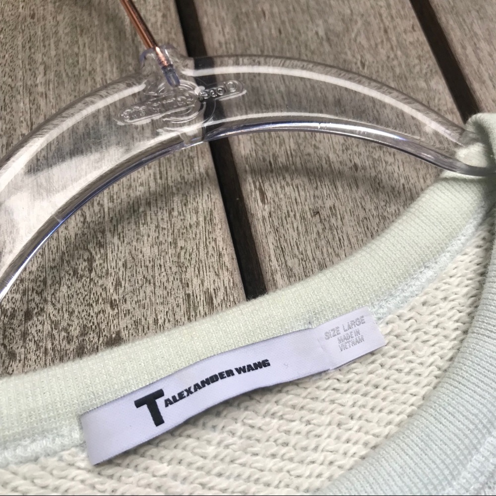 Alexander Wang Baby Blue Crew Neck Sweater View 6